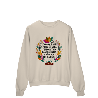 Nome do produto MOLETOM PRIME FECHADO O RITMO DAS SEMENTES