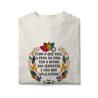 Nome do produto OVERSIZED O RITMO DAS SEMENTES