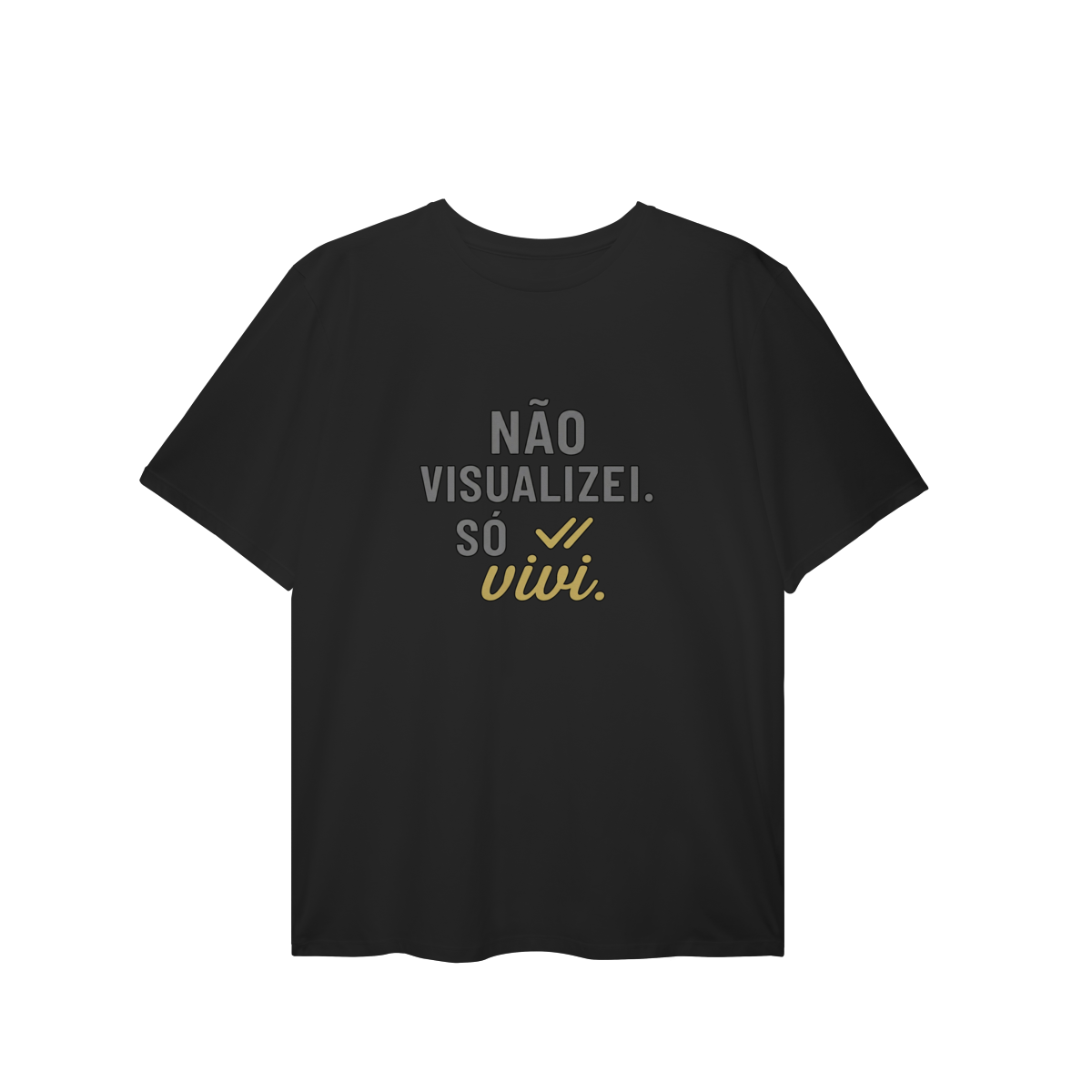 Nome do produto: NÃO VISUALIZEI, SÓ VIVI 