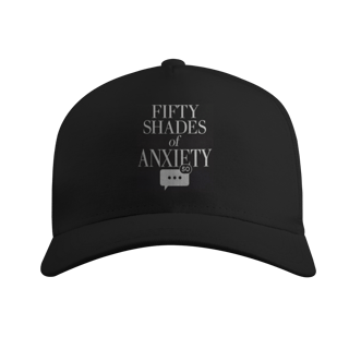 Nome do produto BONÉ AMERICANO COM TELA - 50 TONS DE ANSIEDADE