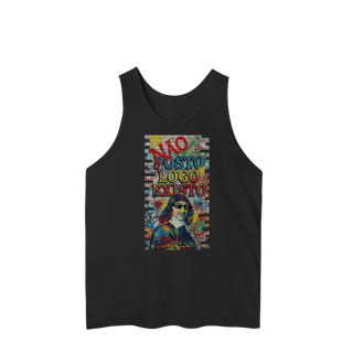 Nome do produto REGATA MASCULINA - “NÃO POSTO, LOGO EXISTO.”