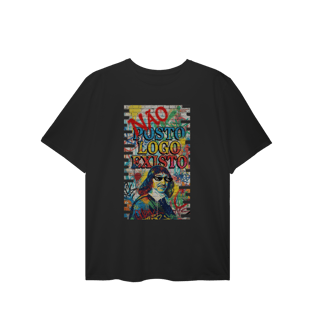 Nome do produto PLUS SIZE - “NÃO POSTO, LOGO EXISTO.”