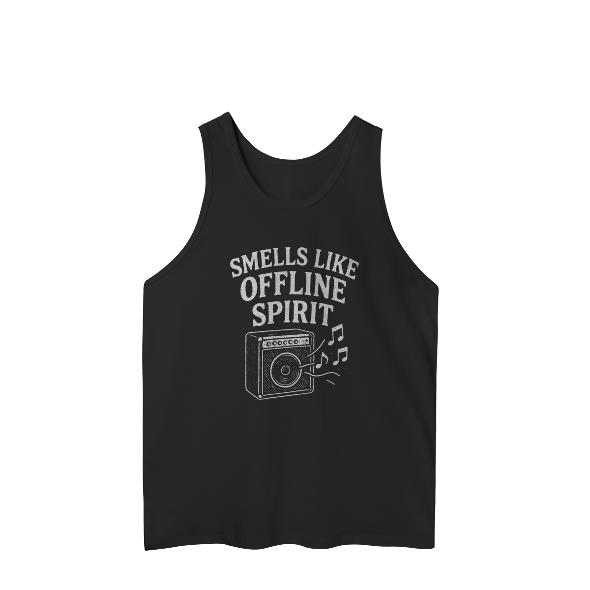 Nome do produto: REGATA MASCULINA - SMELLS LIKE OFFLINE SPIRIT