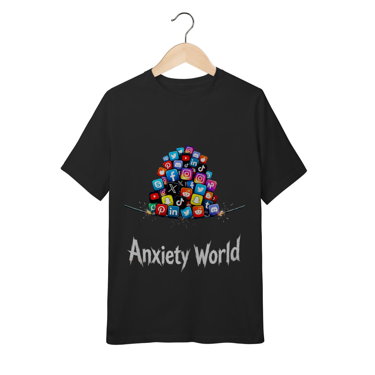 Nome do produto: CAMISETA QUALITY INFANTIL 10 A 14 ANXIETY WORLD