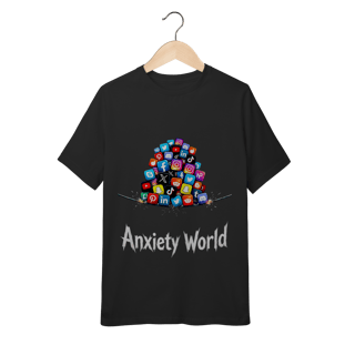 CAMISETA QUALITY INFANTIL 10 A 14 ANXIETY WORLD