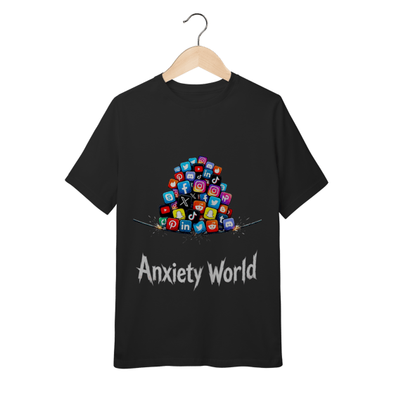 CAMISETA QUALITY INFANTIL 10 A 14 ANXIETY WORLD