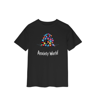 CAMISETA INFANTIL 2 A 8 ANXIETY WORLD