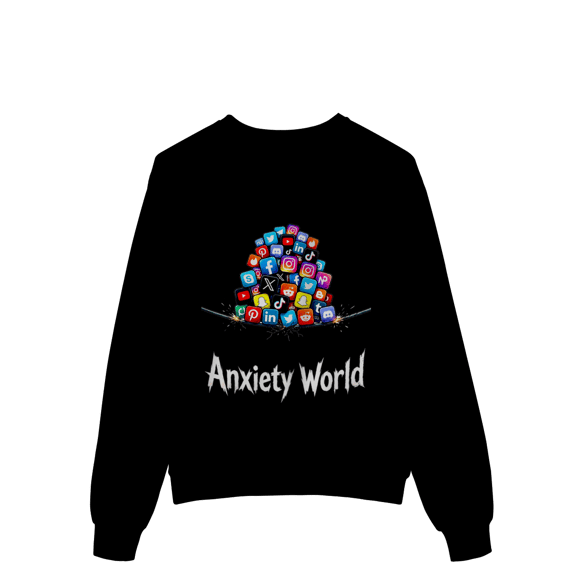 MOLETOM PRIME FECHADO ANXIETY WORLD