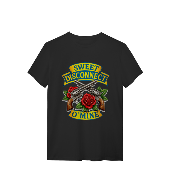 CAMISETA QUALITY SWEET DISCONNECT O’ MINE