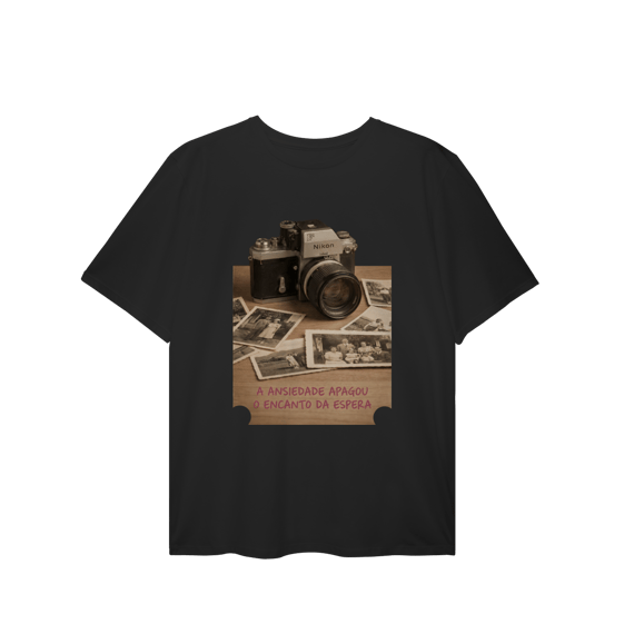 CAMISETA  PLUS SIZE  O ENCANTO DA ESPERA