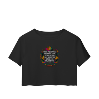 Nome do produto CROPPED O RITMO DAS SEMENTES