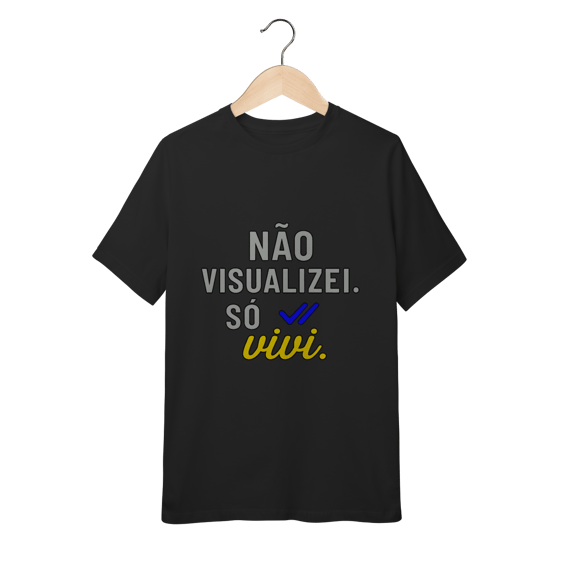 CAMISETA INFANTIL 10 A 14 NÃO VISUALIZEI