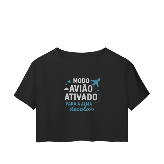 CROPPED MODO AVIÃO ATIVADO