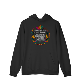 Nome do produto MOLETOM CANGURU O RITMO DAS SEMENTES