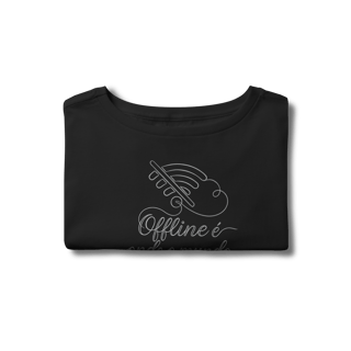 Nome do produto CROPPED OFFLINE É ONDE O MUNDO ACONTECE