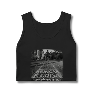 Nome do produto REGATA MASCULINA BRINCAR É COISA SÉRIA