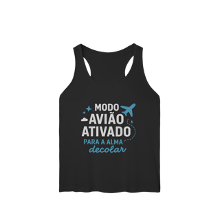 Nome do produto REGATA FEMININA ESPORTE DRYFIT UV MODO AVIÃO ATIVADO