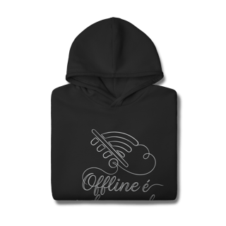 Nome do produto MOLETOM PRIME CANGURU OFFLINE É ONDE O MUNDO ACONTECE