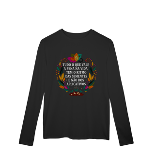 Nome do produto CAMISETA MANGA LONGA ESPORTE DRYFIT UV O RITMO DAS SEMENTES