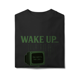 Nome do produto CAMISETA OVERSIZED WAKE UP, THE MATRIX HAS YOU