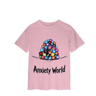 CAMISETA CLASSIC INFANTIL ANXIETY WORLD