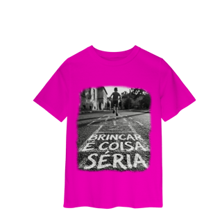 Nome do produto CAMISETA INFANTIL BRINCAR É COISA SÉRIA