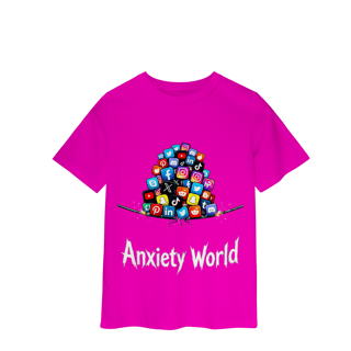 Nome do produto CAMISETA CLASSIC INFANTIL ANXIETY WORLD