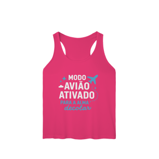 Nome do produto REGATA FEMININA ESPORTE DRYFIT UV MODO AVIÃO ATIVADO
