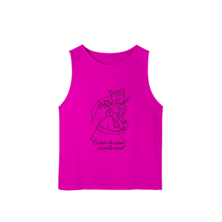 Nome do produto REGATA MASCULINA SPORT DRY UV O SOM DO AMOR INCONDICIONAL