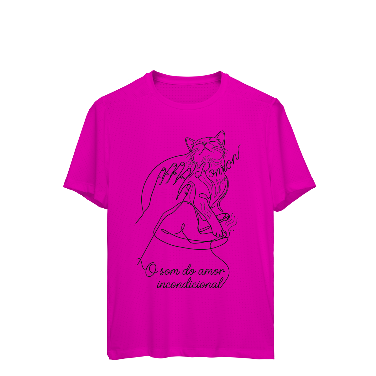 Nome do produto: CAMISETA SPORT DRY UV UNISSEX O SOM DO AMOR INCONDICIONAL