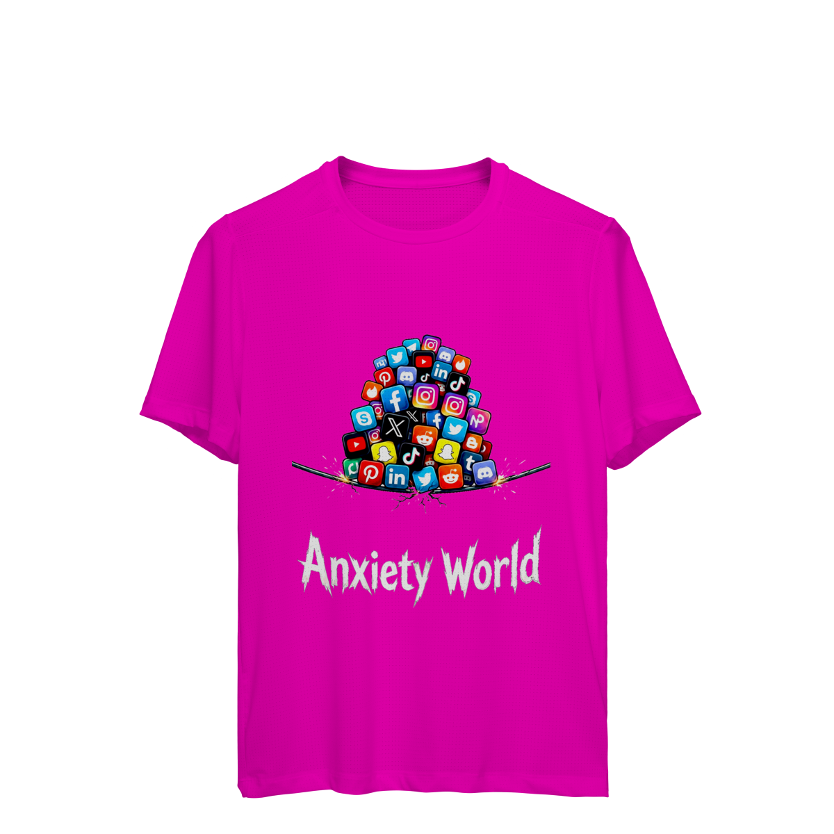 Nome do produto: CAMISETA SPORT DRY UV ANXIETY WORLD