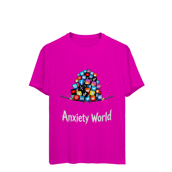 CAMISETA SPORT DRY UV ANXIETY WORLD