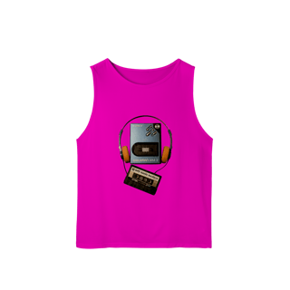 Nome do produto REGATA MASC ESPORTIVA DRY FIT UV MP3 VERSÃO PACIÊNCIA