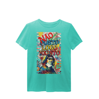Nome do produto ESTONADA UNISSEX - “NÃO POSTO, LOGO EXISTO.”