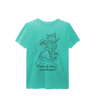 Nome do produto CAMISETA ESTONADA UNISSEX O SOM DO AMOR INCONDICIONAL