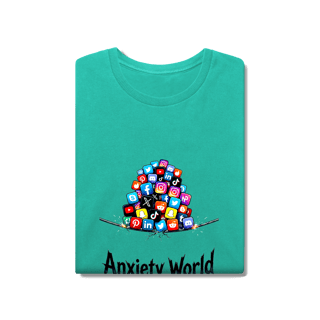 Nome do produto CAMISETA ESTONADA ANXIETY WORLD