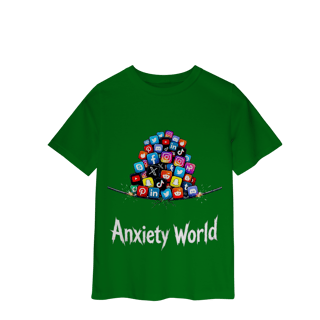 Nome do produto CAMISETA CLASSIC INFANTIL ANXIETY WORLD