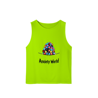 Nome do produto REGATA MASCULINA SPORT DRY FIT UV ANXIETY WORLD