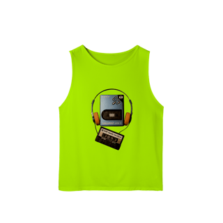 Nome do produto REGATA MASC ESPORTIVA DRY FIT UV MP3 VERSÃO PACIÊNCIA