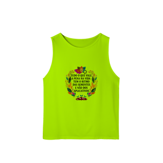 Nome do produto REGATA MASCULINA ESPORTE DRYFIT UV O RITMO DAS SEMENTES