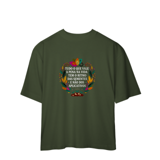 Nome do produto OVERSIZED O RITMO DAS SEMENTES