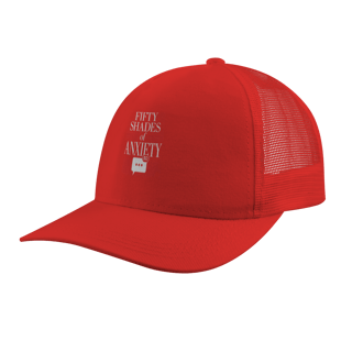 Nome do produto BONÉ AMERICANO COM TELA - 50 TONS DE ANSIEDADE