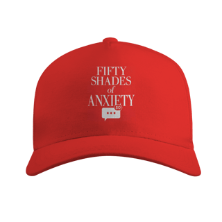 Nome do produto BONÉ AMERICANO COM TELA - 50 TONS DE ANSIEDADE