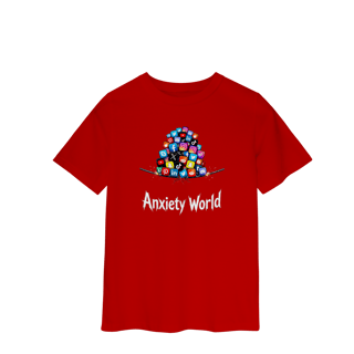 Nome do produto CAMISETA INFANTIL 2 A 8 ANXIETY WORLD