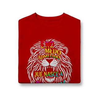 Nome do produto CAMISETA QUALITY INFANTIL 10 A 14 É NO MEDO ADMITIDO QUE NASCE A CORAGEM