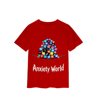 Nome do produto CAMISETA CLASSIC INFANTIL ANXIETY WORLD