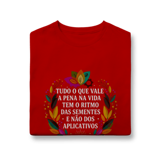 Nome do produto CAMISETA QUALITY INFANTIL 10 A 14 O RITMO DAS SEMENTES