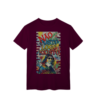 Nome do produto CAMISETA UNISSEX - “NÃO POSTO, LOGO EXISTO.”