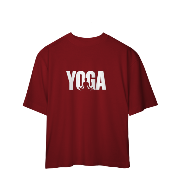 CAMISETA OVERSIZED YOGA – OFFLINE MOMENT