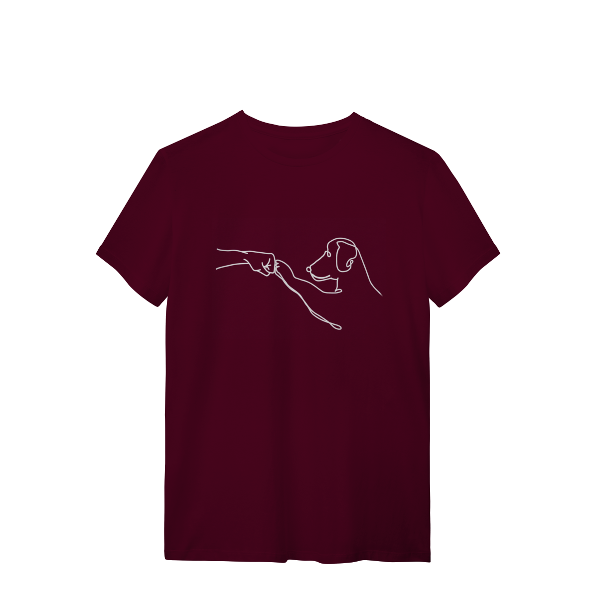 Nome do produto: CAMISETA QUALITY ENTRE MÃOS E PATAS